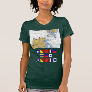 Porte Des Morts, WI-dodendeur, Nautisch T-shirt