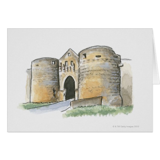 Porte des Tours, Frankrijk (Voorkant Horizontaal)