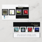 Portefeuille/foto's sjabloon/DIY Visitekaartje (Voorkant / Achterkant)