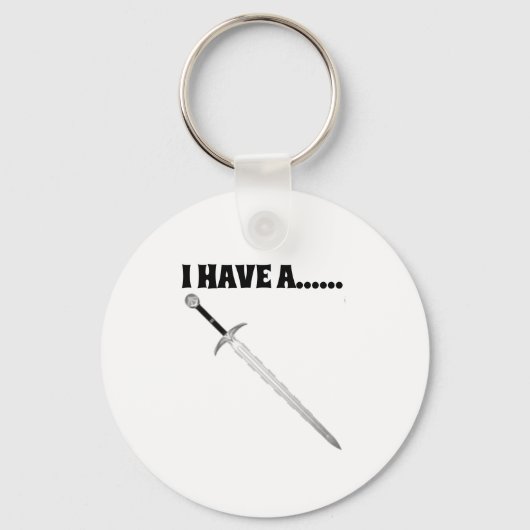 Porteklé Ik heb een zwaard Sleutelhanger (Voorkant)
