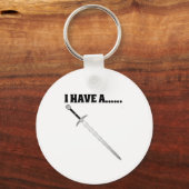 Porteklé Ik heb een zwaard Sleutelhanger (Voorkant)