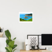 Portelet baai, Jersey Poster (Thuiskantoor)