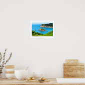 Portelet baai, Jersey Poster (Keuken)