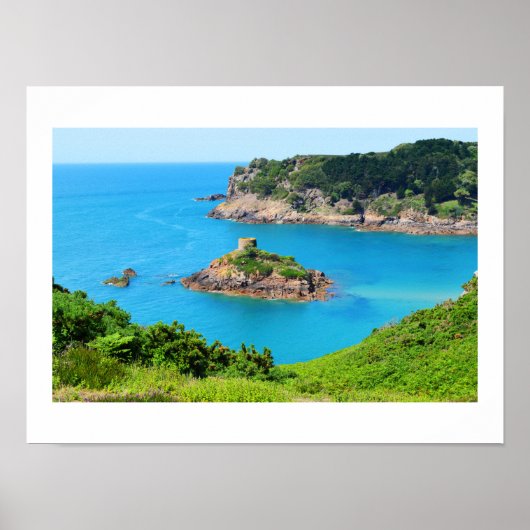 Portelet baai, Jersey Poster (Voorkant)