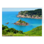 Portelet Bay, Jersey-kaart (Voorkant Horizontaal)