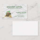 Portemonnee | contant | Munten | crediteren Visitekaartje (Voorkant / Achterkant)