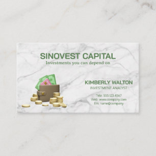 Portemonnee   contant   Munten   crediteren Visitekaartje