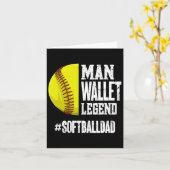 Portemonnee Man Legendarische Softlldad Softll Vad Kaart (Gele Bloem)