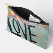 Portemonnee met originele kunst - Abstracte Liefde Etui (Open)