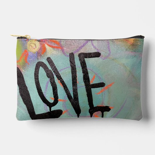 Portemonnee met originele kunst - Abstracte Liefde Etui (Voorkant)