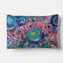 Portemonnee met originele kunst - Herinner wie je 