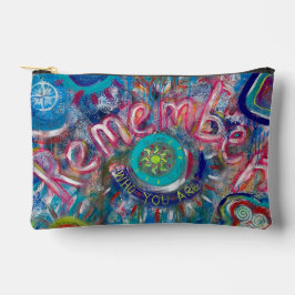 Portemonnee met originele kunst - Herinner wie je  Etui