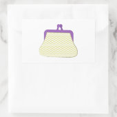 portemonnee rechthoekige sticker (Tas)