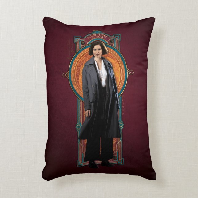 PORTENTINA GOLDSTEIN™ Art Deco Panel Accent Kussen (Voorkant(Verticaal))