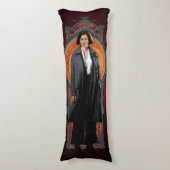 PORTENTINA GOLDSTEIN™ Art Deco Panel Lichaamskussen (Voorkant Verticaal)