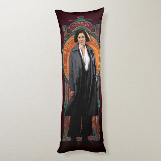 PORTENTINA GOLDSTEIN™ Art Deco Panel Lichaamskussen (Achterkant (Verticaal))