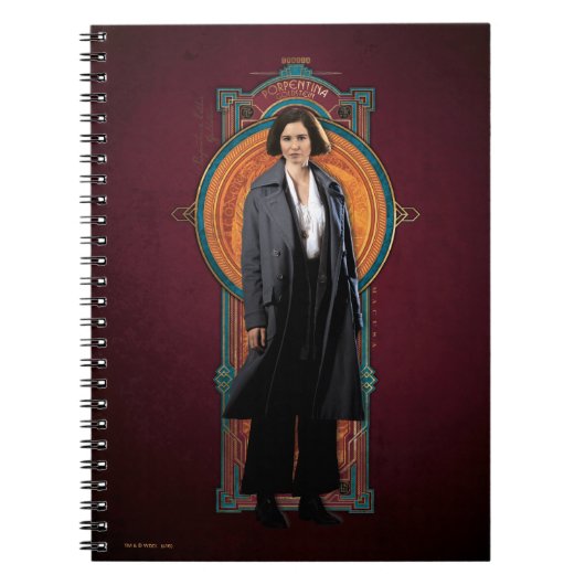 PORTENTINA GOLDSTEIN™ Art Deco Panel Notitieboek (Voorkant)