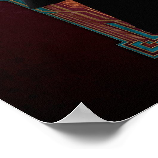 PORTENTINA GOLDSTEIN™ Art Deco Panel Poster (Hoek)