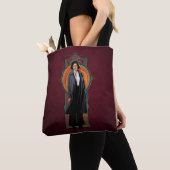 PORTENTINA GOLDSTEIN™ Art Deco Panel Tote Bag (Dichtbij)