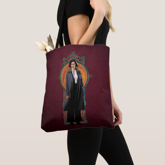 PORTENTINA GOLDSTEIN™ Art Deco Panel Tote Bag (Dichtbij)
