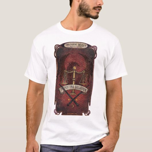 PORTENTINA GOLDSTEIN™ MACUSA™ Grafisch T-shirt (Voorkant)