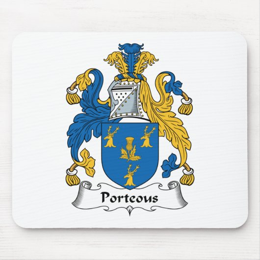 Porteous Family Crest Muismat (Voorkant)