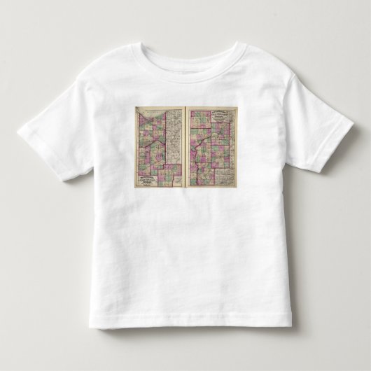 Porter County en Lake County Kinder Shirts (Voorkant)
