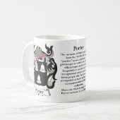 Porter Family Coat of Arms Mok (Voorkant links)