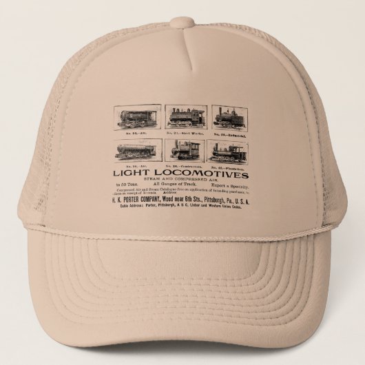 Porter Locomotive bedrijf Trucker Pet (Voorkant)
