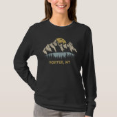 Porter New York Mountain Sunset Sunrise NY T-shirt (Voorkant)