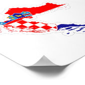 Porter recuerdo de Croacia Poster (Hoek)