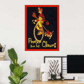 Porter Sur Les Clowns ~ Circus Poster (Thuiskantoor)