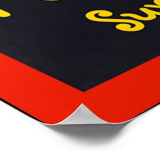 Porter Sur Les Clowns ~  Circus Poster (Hoek)