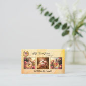 Portfolio Artistiek Vrouwelijk Cadeaubon Visitekaartje (Staand voorkant)