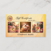 Portfolio Artistiek Vrouwelijk Cadeaubon Visitekaartje (Voorkant)