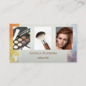 Portfolio Cosmetologist Makeup Artist Visitekaartje (Voorkant)