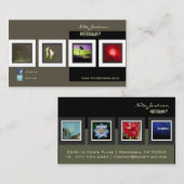 PORTFOLIO FOTO-TEMPLATE VISITEKAARTJE (Voorkant / Achterkant)