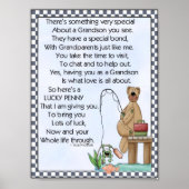 Portfolio-Grandson-Lucky Penny-Glue Penny on Poster (Voorkant)