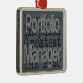 Portfolio Manager-extraordinaire Metalen Ornament (Rechts)