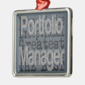 Portfolio Manager-extraordinaire Metalen Ornament (Links)
