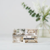 Portfolio Photo Collage Interieurontwerp Visitekaartje (Staand voorkant)