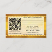 Portfolio Photo Makeup Beauty Appointcard Afsprakenkaartje (Achterkant)