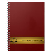 Portfolio-planner van de staat notitieboek (Voorkant)