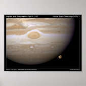 Portfolio Poster - Jupiter en Ganymede Print (Voorkant)