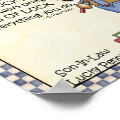 Portfolio-Son-in-law-Lucky Penny-glue penny erop Poster (Hoek)