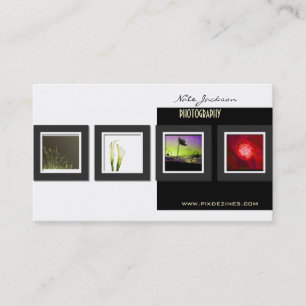 Portfolio visitekaartjes foto's sjabloon