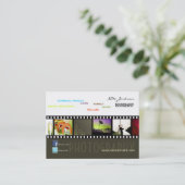 Portfolio visitekaartjes foto's sjabloon (Staand voorkant)