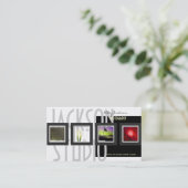 Portfolio visitekaartjes foto's sjabloon (Staand voorkant)