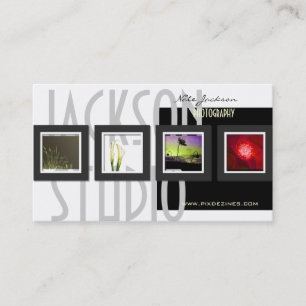 Portfolio visitekaartjes foto's sjabloon