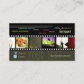 Portfolio visitekaartjes foto's sjabloon/DIY-lette (Voorkant)